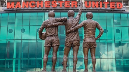 The United Trinity - Sir Bobby Charlton, Denis Law and George Best