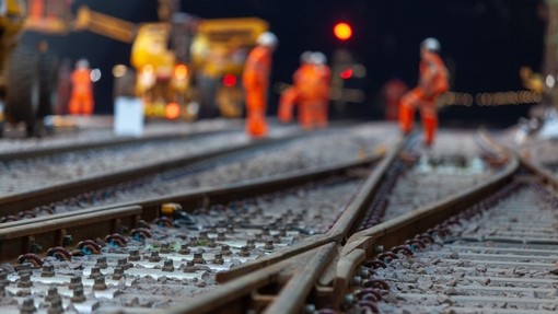 Rail workers