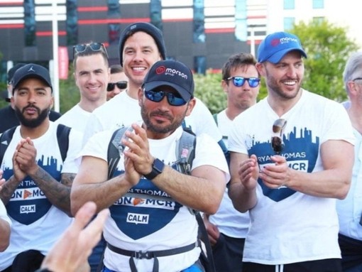 Ryan Thomas finishes epic Morson-backed London to Manchester charity walk for CALM mental health!