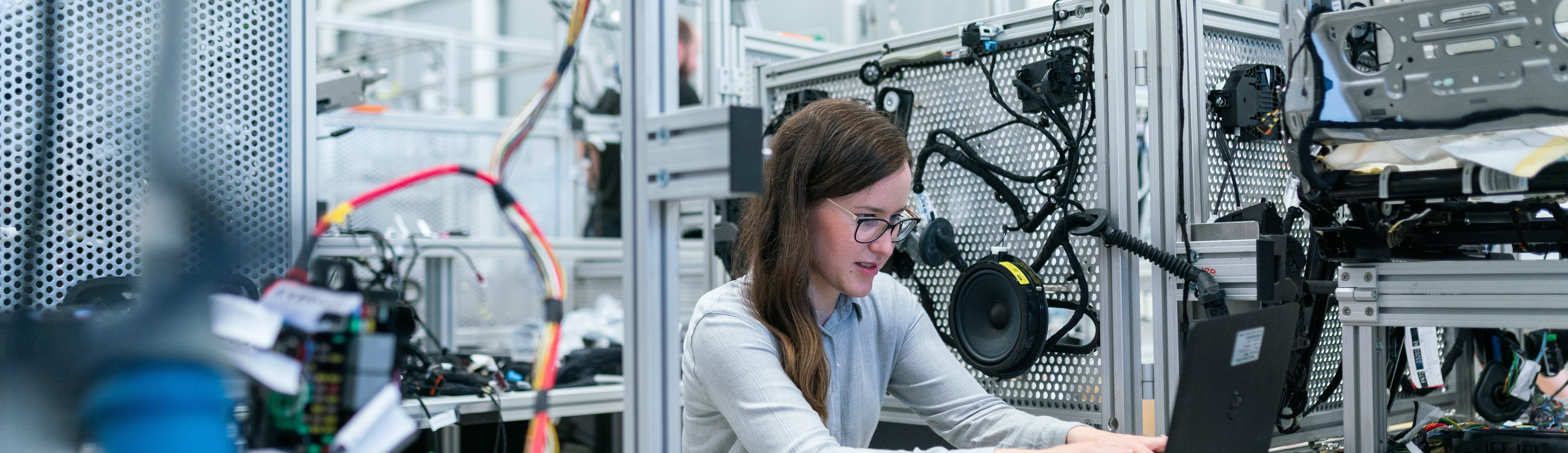 Female engineer working