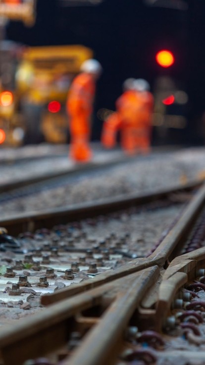 Rail workers