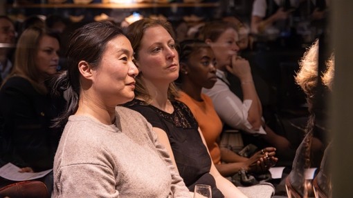 Women at the International Women's Day event
