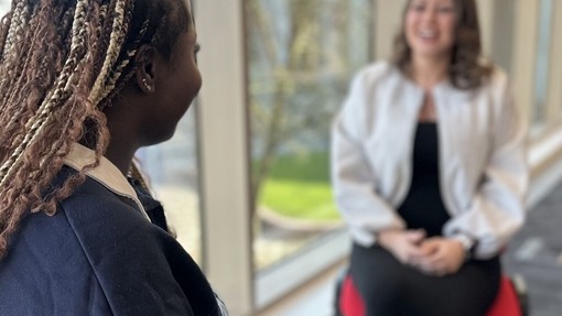 Hannah and Tumi - mentorship