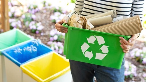 simpler recycling separate bins for different materials