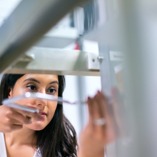 Female scientist